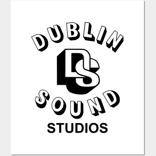 Dublin Sound Studios (black) Posters and Art